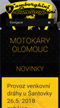 Mobile Screenshot of motokary-olomouc.cz