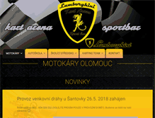 Tablet Screenshot of motokary-olomouc.cz